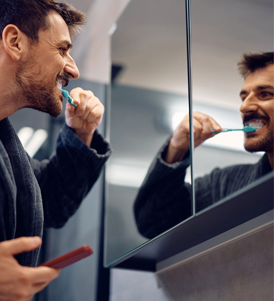 Maintaining oral hygiene